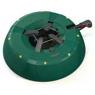 FHS International F-H-S Christbaumständer Select 4 Weihnachtsbaumständer Baumhöhe (max.) 3.5m Einseiltechnik mit optischer LED Füllstandsanzeige, grün Künstliche Weihnachtsbäume