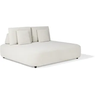 SUNS BLOCCHI 2-Sitzer Outdoor Sofa / Daybed Weiß/Grau inkl. Kissen 180x114 cm