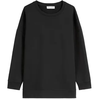 Marc OߴPolo Damen Sweatshirt aus Bio-Baumwolle Loose Fit, Schwarz (Black), XXS
