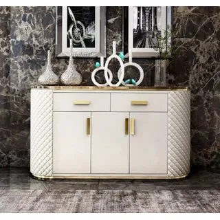 Modern Sideboard Design Holz Schrank Luxus Weiß JVmoebel - Weiß