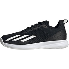 Bild Herren Courtflash Speed Tennis Shoes-Low (Non Football), core Black/FTWR White/Matte Silver, 40 2/3 EU