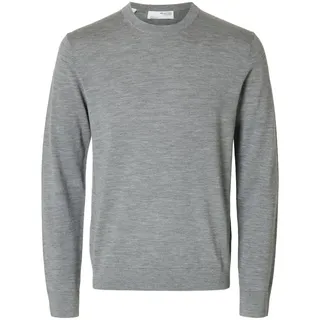 SELECTED HOMME Male Pullover mit Rundhalsausschnitt 100% Merinowoll