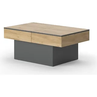Vicco Couchtisch Boto Anthrazit Eiche 95 x 40 ausziehbar