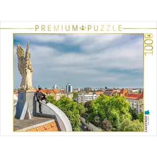 Calvendo Puzzle Engel und Schornsteinfeger über Berlin 1000 Teile Lege-Größe 64x48cm Foto-Puzzle für glückliche Stunden