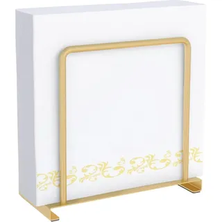 Serviettenhalter Golden Metall Tischständer Küchenzubehör Papier Halterung 14cm
