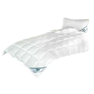 f.a.n. Medisan – Steppbett aus 100% Baumwolle, kochfest, für Allergiker geeignet - 135 x 200 cm/Duo-Steppbett