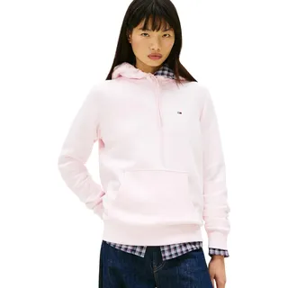 Tommy Jeans Damen TJW REG S Flag Hoodie DW0DW19958 Pullover Hoodie, PINK (Light Pink), M, Rosa (Hellrosa), M