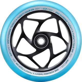 Blunt Gap Core Scooter-rad - Black / Turquoise - 120mm