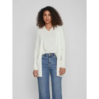 VILA Ril Open Strickjacke Weiß S