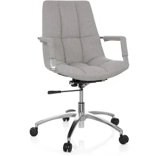 HJH Office Saranto Stoff Hellgrau