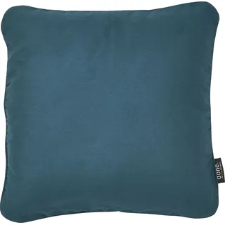 done.® »Uni« unifarben, Reißverschluss, Kissenhüle ohne Füllung, 1 Stück blau