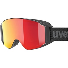 Bild g.gl 3000 TOP Skibrille für Damen und Herren - polarisiert - mit Wechselscheibe - black matt/red-clear - one size