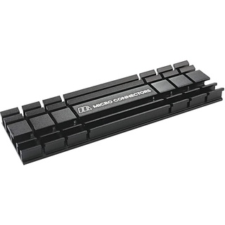 MICRO CONNECTORS M.2 2280 SSD Low-Profile Heat Sink Kit Cooling Black (NGFFM2-HS804-BK)