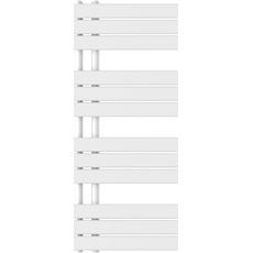 EISL BHKWZ51 Badheizkörper, Handtuchwärmer, Handtuchheizkörper, Seitenanschluss, 120 x 50 cm, 610W, Weiß