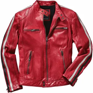 Scuderia-Lederjacke Rot 52