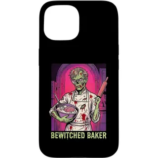 Hülle für iPhone 15 Bewitched Baker Konditor Chef Brot Kekse Backen Gruselig Gruselig