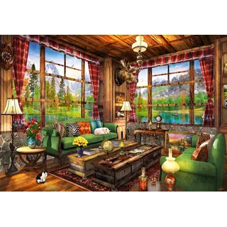 Bluebird Puzzle Puzzle Mount Cabin View - 1000 Teile Landschaft