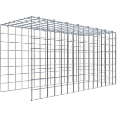 Bild Gabione, silbergrau, Maschenweite 5 cm x 5 cm