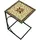 Amarillo Beistelltisch 35 x 35 x 53 cm braun/beige