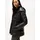 Pufferjacke Gloss Down Waist mit Stehkragen Black S