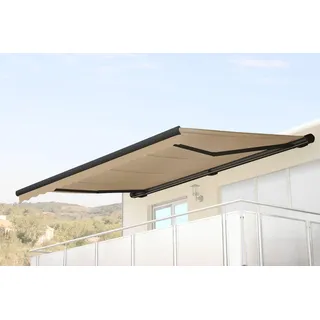 MCW Kassetten-Markise H122 400 x 23 cm creme/anthrazit