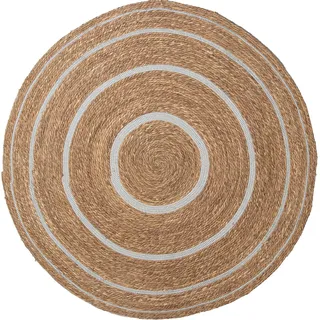 Alexandra House Living Rattan-Teppich, Naturfaser, 150 cm