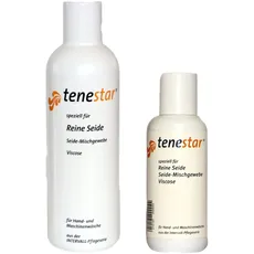 Intervall Konzentrat Waschmittel flüssig für Reine Seide + Viskose Tenestar - Seidenwaschmittel für Handwäsche und Maschinenwäsche (340 ml)