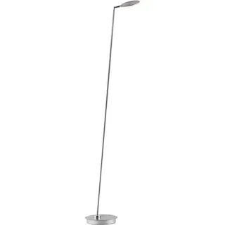PAUL NEUHAUS LED Stehlampe "AKKU BENTE", silberfarben, 1, Ø 22cm H: 145cm, 1 Stk., Leuchten, Tastdimmer, CCT 2700-5000K, Memory, Akku betrieben, flexibel, LED Stehlampe