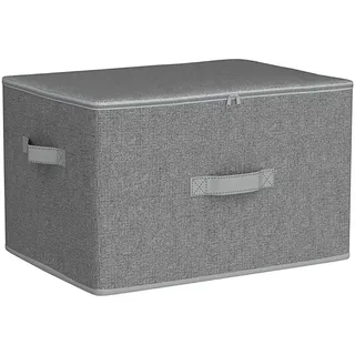 Songmics Aufbewahrungsbox-Set Rylan 40 x 30 x 25 cm 3-tlg. Grau