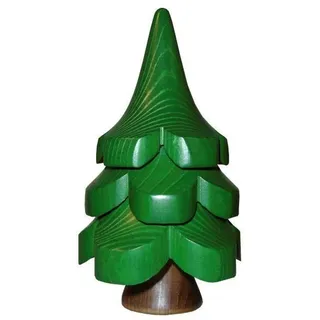 Dekoration Holzbaum Fichte bunt Höhe 15cm NEU baum fichte Erzgebirge Holz Wald