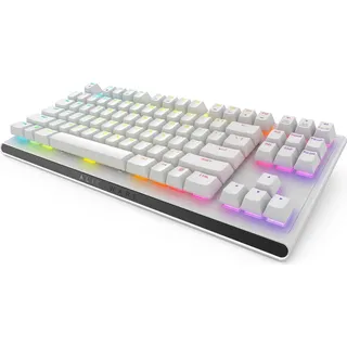 Dell Alienware AW420K - Tastatur - Ohne Zehnertastatur - QWERTY - US - lunar light - Gaming Tastaturen - Englisch (US) - Weiss