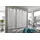 Schwebetürenschrank Malibu 250 x 236 x 67 cm Weiß