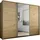 Schwebetürenschrank CORTONA 278 x 214 x 64 cm Braun