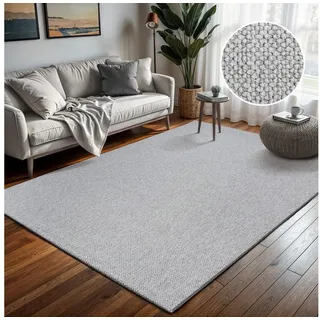 Sanat Teppich LORA Plus, hellgrau B/L: ca. 120x170 cm – hellgrau