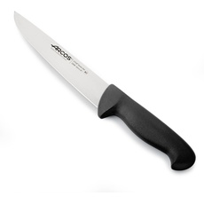Arcos Serie 2900 - Metzgermesser Steakmesser - Klinge Nitrum Edelstahl 200 mm - HandGriff Polypropylen Farbe Schwarz