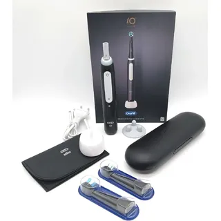 iO Series 4 Matt Black + Reiseetui + Aufsteckbürsten 3 St.