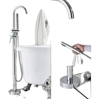 Badezimmer Duscharmatur, gebürstetes Gold, Doppelgriff - Gold