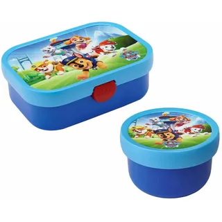 Mepal "Obst- und Bentobox Paw Patrol Pups Campus 300 & 750 ml blau-hellblau", blau, hellblau),