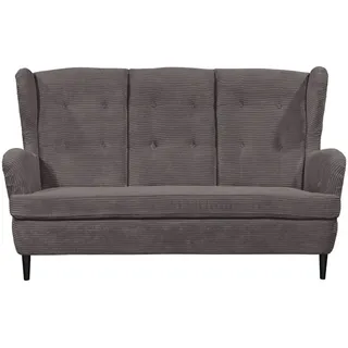 Mid.you Küchensofa , Mokka , Textil , Buche , massiv , 176x103x98 cm , Made in Eu , Wohnzimmer, Sofas & Couches, Sofas, 2-Sitzer Sofas