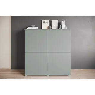 OTTO home Highboard 120 x 125 x 39,5 cm Salbei