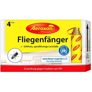 AEROXON Fliegenfänger gelb 4 St.