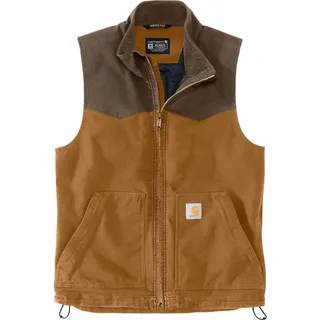 Carhartt Montana Rugged Flex Relaxed Fit Duck Vest carhartt brown/coffee (B84) XL REG