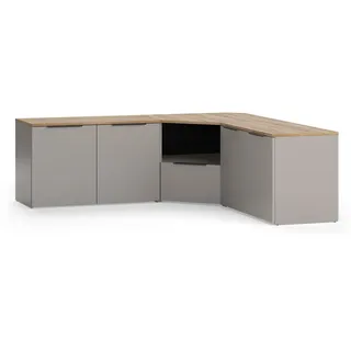 Vicco Wohnwand Wido Greige 3 Teile, Model 58550 - Grau