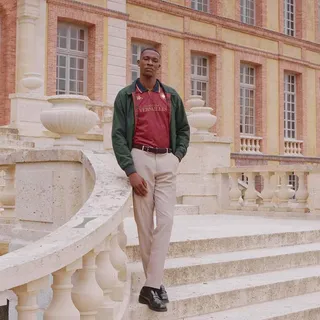 Kappa Kombat Third Versailles LS ACT Jersey Versailles | Herren | Größe 2XL | Rot/Blau DK/Gold