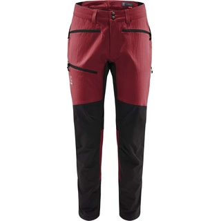 Haglöfs Zircon Damen Hose XL Schwarz/Rot (True blk)