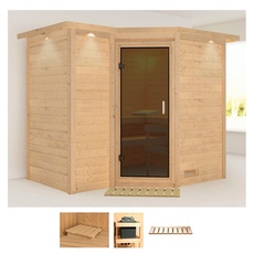 Bild Sauna »Sanna 2«, (Set), ohne Ofen beige