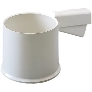 ORIGINAL KAISER Classic Einhand Zucker/ Mehlsieb Kunststoff mit Edelstahl-Siebeinsatz, für 300 g, spülmaschinengeeignet