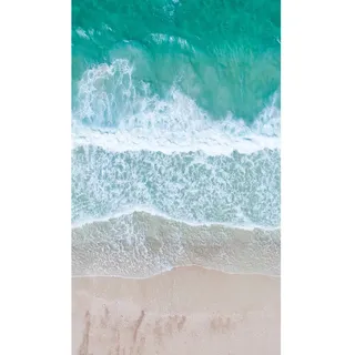 Marburg Vliestapete Dune DD Digitaldruck Türkis-Beige 270 x 159 cm FSC®