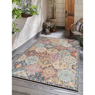 The CarPET Teppich »Palma«, rechteckig, 4 mm Höhe, Outdoor moderner robuster In und Outdoor Teppich bunt