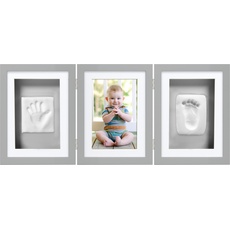 Pearhead, Babyerinnerungen, Tisch Fotorahmen mit 2 Abdruckmaterial
